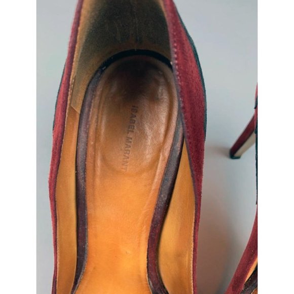 Isabel Marant Kylie Suede Flower Applique Heels *Read* - Picture 11 of 14